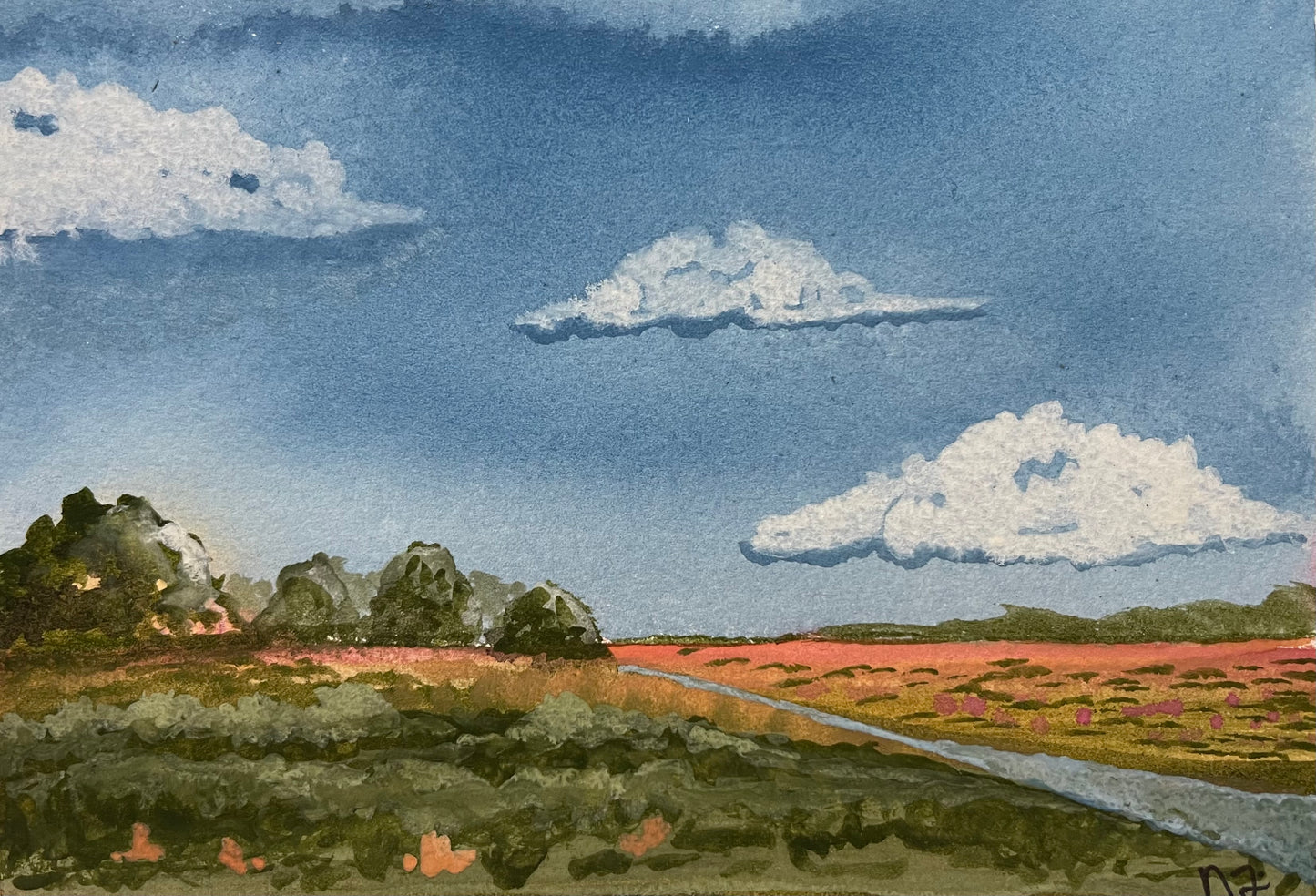 Blushing Field | Giclée Art Print