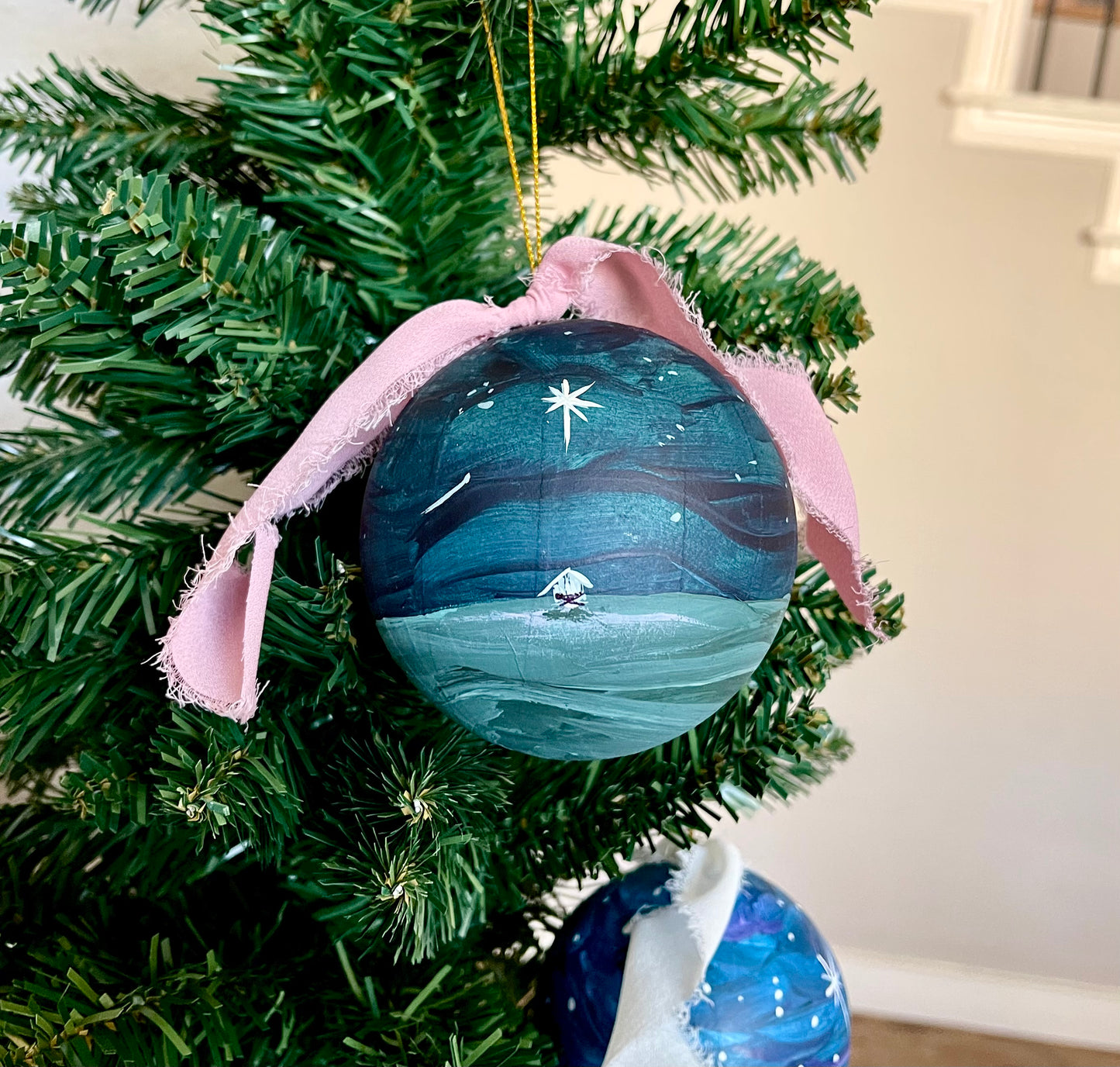 Nativity Landscape Ornament