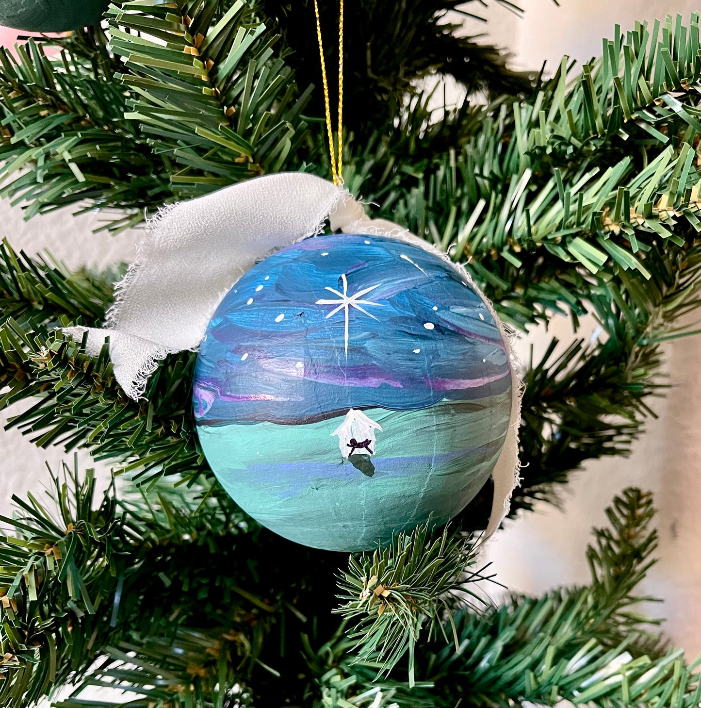Nativity Landscape Ornament