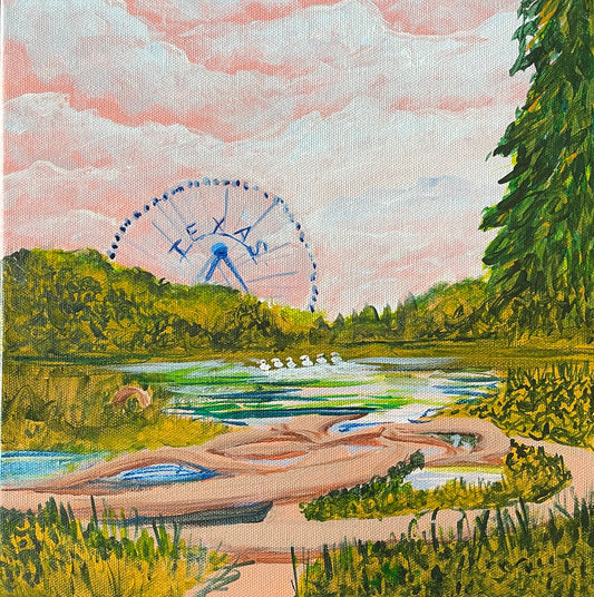 Lagoon at the State Fair of Texas  | Giclée Art Print