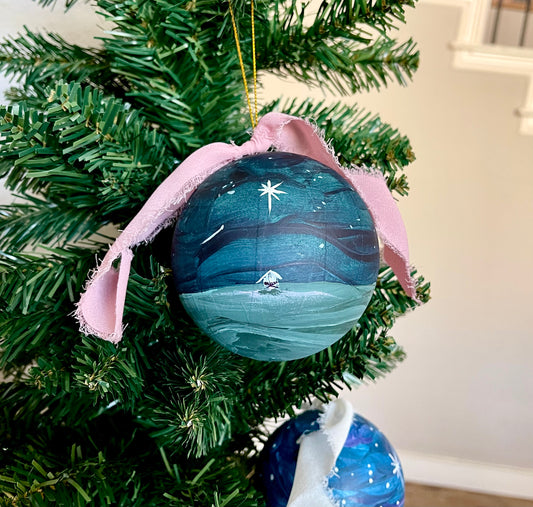 Nativity Landscape Ornament