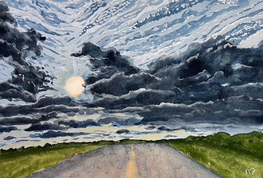 October Rain Clouds | Giclée Art Print